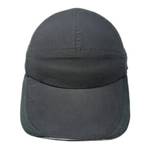 Hind Baseball Cap Gray One Size Mesh Back Reflective Snakeskin Pattern Run Hat